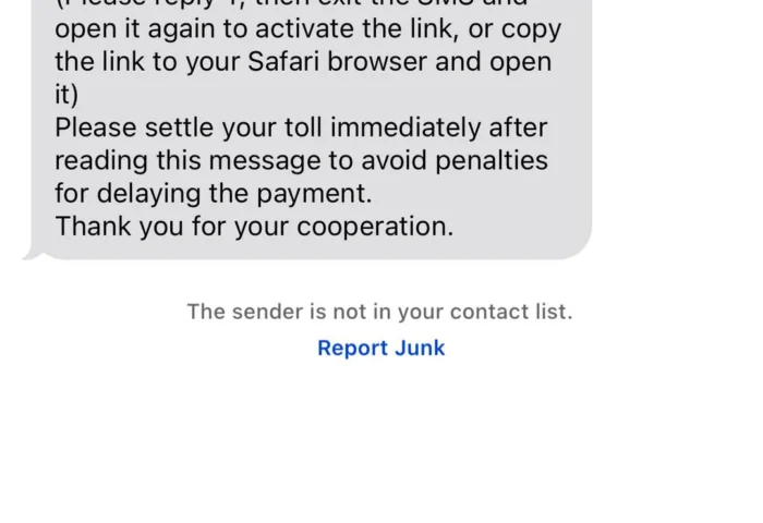 E zpass Toll Scam